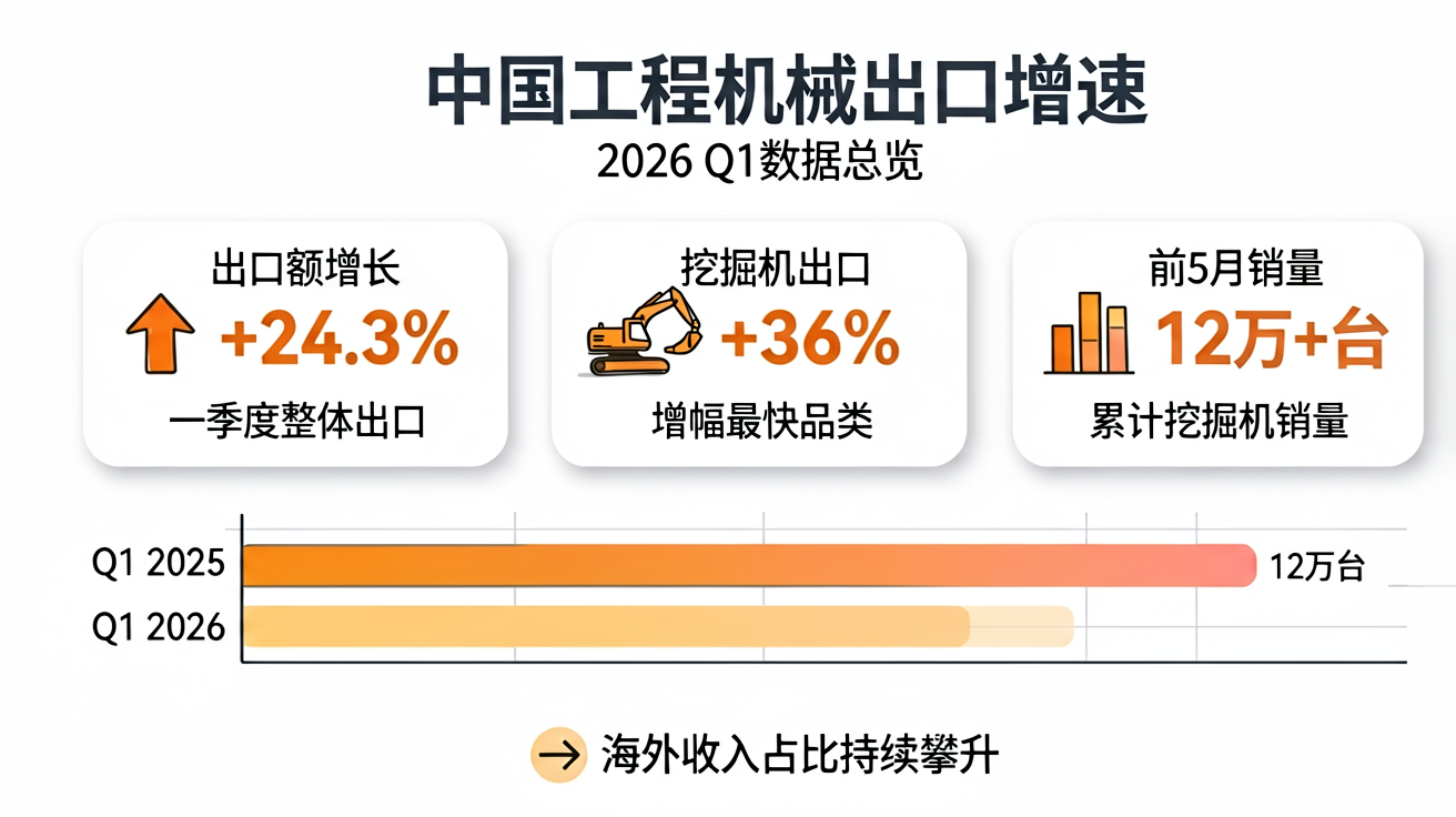 Construction Machinery Export Growth Trend