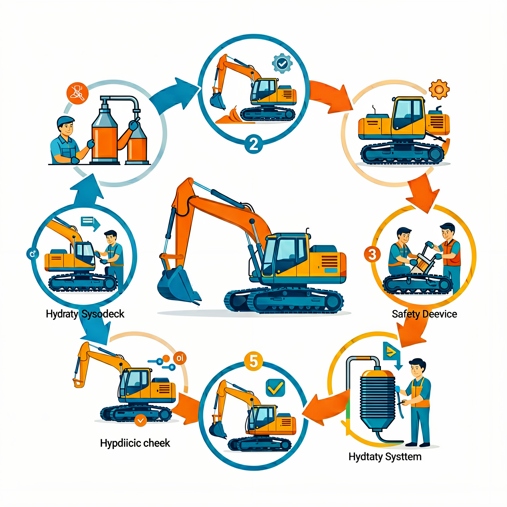 Construction equipment maintenance