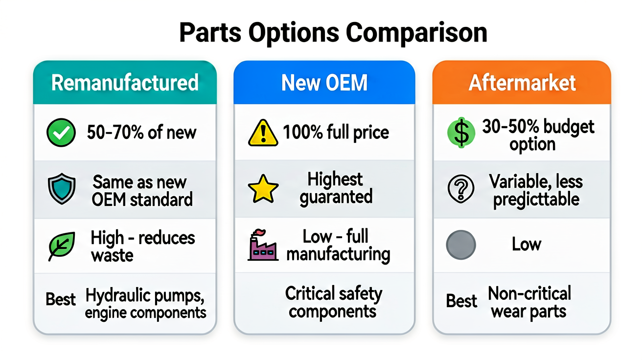 Parts Options Comparison