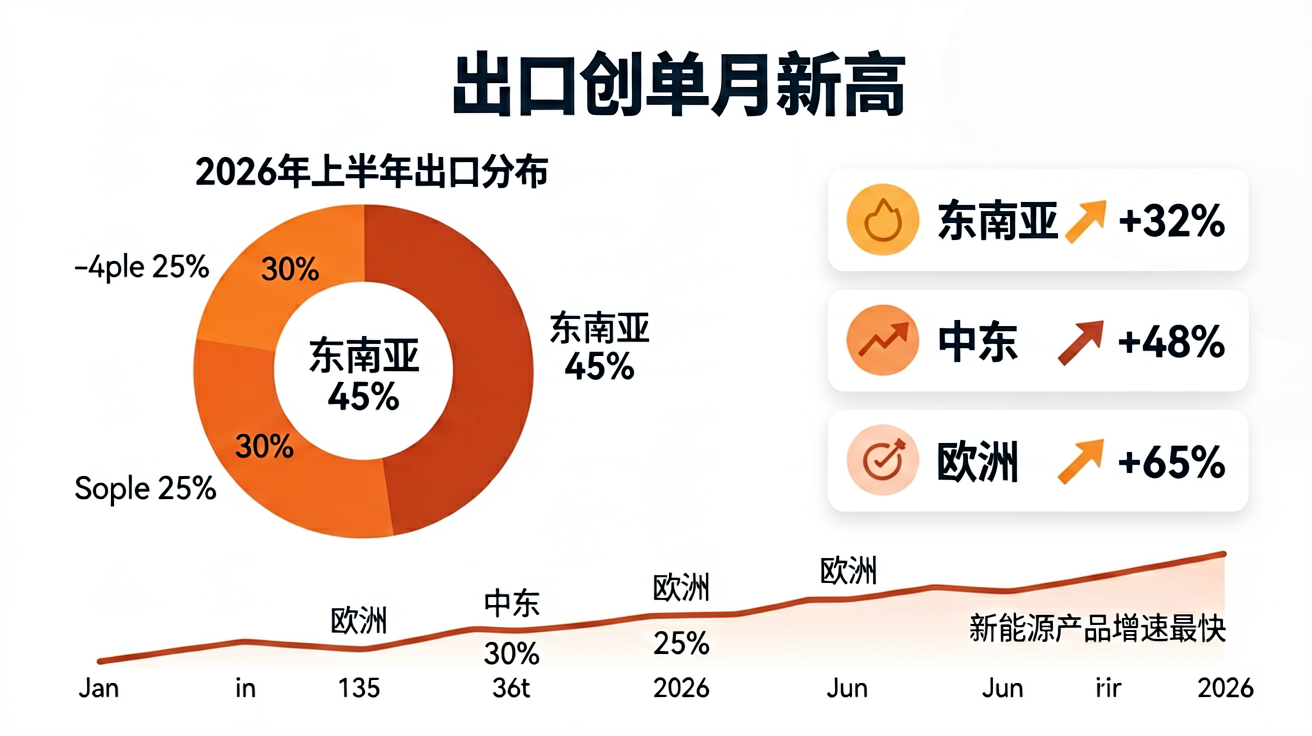 Export Market Distribution and Growth
